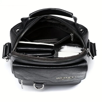 Men's Professional Vegan Leather Messenger Bag