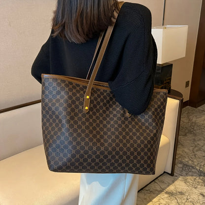 Minimalist Monogram All-Day Tote Bag for Women
