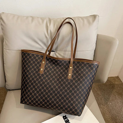 Minimalist Monogram All-Day Tote Bag for Women