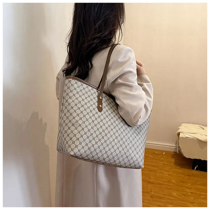 Minimalist Monogram All-Day Tote Bag for Women