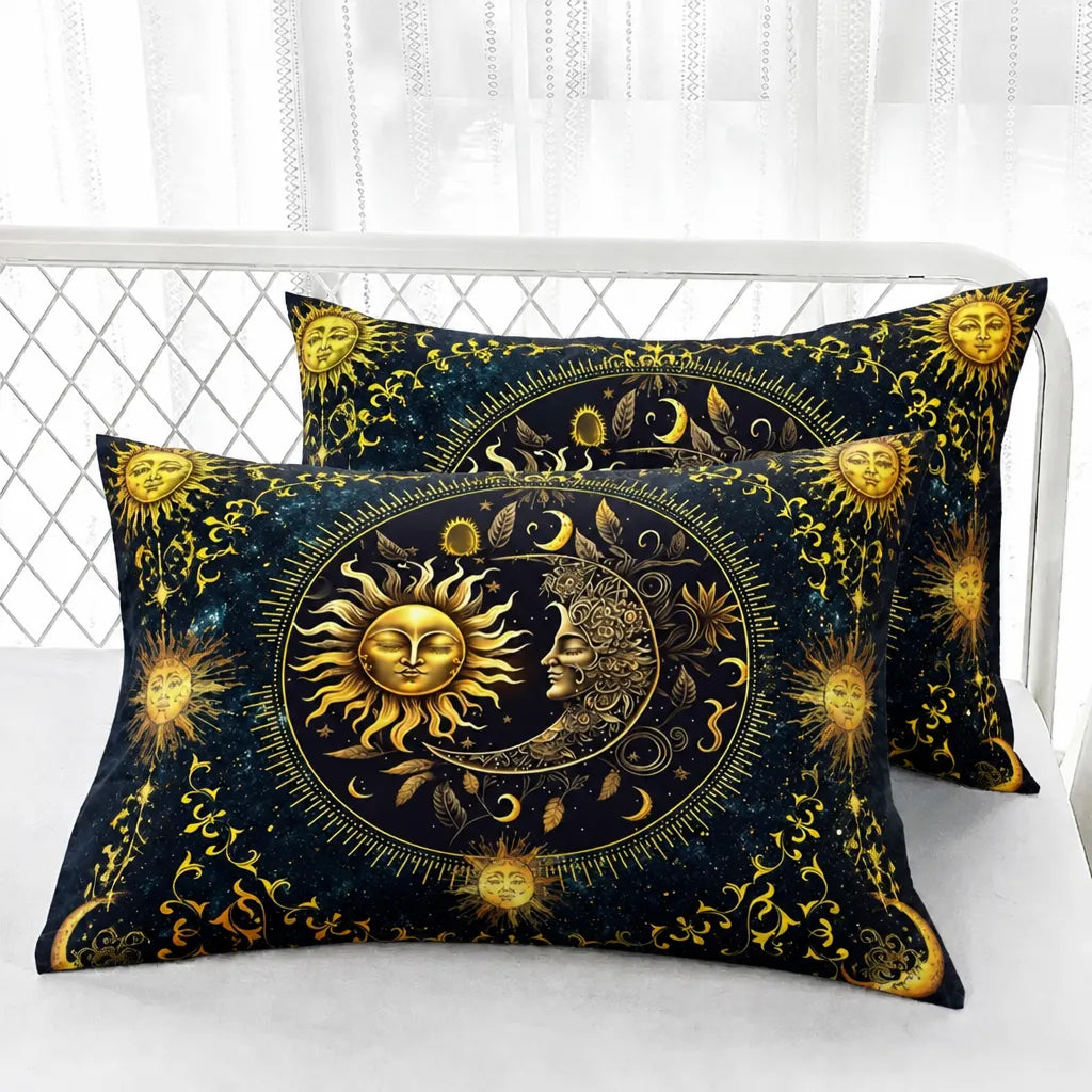 Sun Moon Celestial Pillowcase Set (2-Pack)